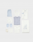 Bibaby Biorganic Love Floral 10 Parça Hastane Çıkış Seti 63243 Ekru Lila