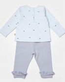 Bibaby Biorganic Love Floral 2'li Takım 59879 Ekru Lila