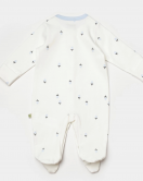 Bibaby Biorganic Love Floral Bebek Tulum 60791 Ekru Lila