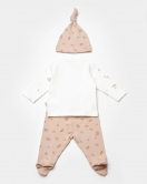 Bibaby Biorganic Love Our Earth 3 Parça Set 73345 Mocha