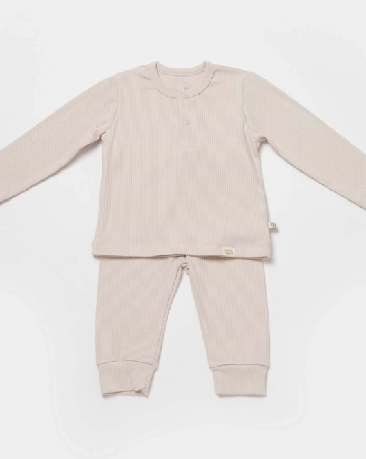 Bibaby Biorganic Modal Nature Relax 2'Li Bebek Takım 59786 Bej