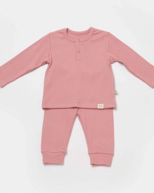 Bibaby Biorganic Modal Nature Relax 2'Li Bebek Takım 59786 Mercan