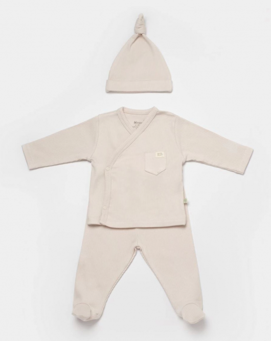 Bibaby Biorganic Modal Nature Relax 3'lü Set 73324 Bej