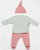 Bibaby Biorganic Modal Play With Me 3'Lü Zıbın Set 58035 Mint