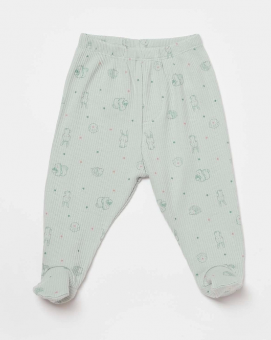 Bibaby Biorganic Modal Play With Me Pantolon 57897 Mint Gül Kurusu