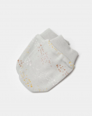 Bibaby Biorganic Penguin 2'li Bebek Eldiven 72238 Ekru Gri