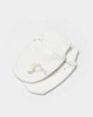 Bibaby Biorganic Penguin 2'li Bebek Eldiven 72238 Ekru Gri