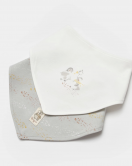 Bibaby Biorganic Penguin Club 2'li Önlük 75190 Ekru Gri