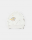 Bibaby Biorganic Penguin Club 2'li Şapka 72237 Ekru Gri
