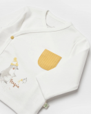 Bibaby Biorganic Penguin Club 3'lü Bebek Set 73336 Ekru Gri