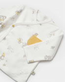 Bibaby Biorganic Penguin Club 5 Parça Hastane Çıkış Seti 62351 Ekru Gri