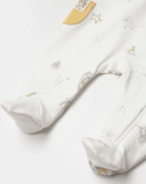 Bibaby Biorganic Penguın Club Bebek Tulum 60775 Ekru Gri