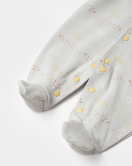 Bibaby Biorganic Penguin Yenidoğan Tulum 60776 Ekru Gri