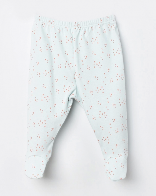 Bibaby Biorganic Pretty Ears Bunny Patikli Pantolon 57814 Mint