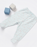 Bibaby Biorganic Pretty Ears Bunny Patikli Pantolon 57814 Mint