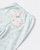 Bibaby Biorganic Pretty Ears Bunny Patikli Pantolon 57814 Mint