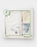 Bibaby Biorganic Sun Lets Sail 5'Li Hastane Çıkış Seti 62335 Ekru Mavi
