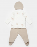 Bibaby Biorganic Sweet Lady Bebek 3'lü Zıbın Takım 73347 Light Beige