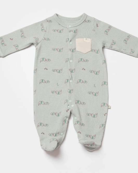 Bibaby Biorganic Waffle I Love My Mama Tulum 60740 Bej-Mint