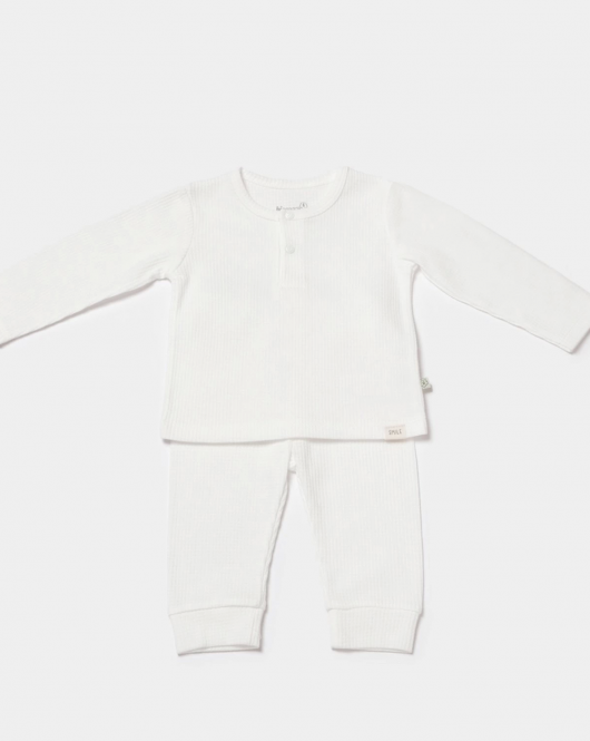 Bibaby Biorganic Waffle Smile 2'Li Takım 59785 Ekru