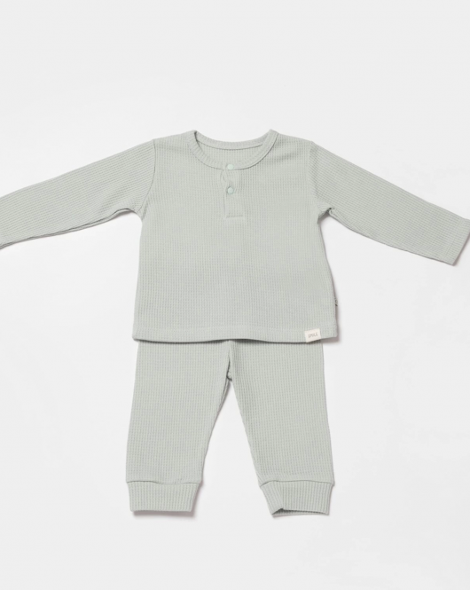 Bibaby Biorganic Waffle Smile 2'Li Takım 59785 Mint