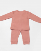 Bibaby Biorganic Waffle Smile 2'Li Takım 59785 Red-Brown