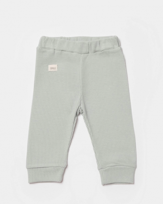Bibaby Biorganic Waffle Smile Bebek Pantolon 57900 Mint