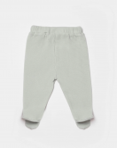 Bibaby Biorganic Waffle Smile Patikli Pantolon 57899 Mint