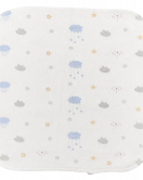 Bibaby Biorganik Desenli 6lı Penye Mendil 57759 Mavi