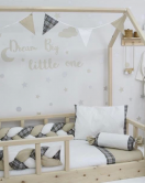 Bibaby Ekose Montessori Uyku Seti 69121 Bej