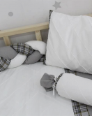 Bibaby Ekose Montessori Uyku Seti 69121 Gri