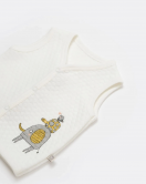 Bibaby Hello Elephant Kapitone Yelek 61476 Ekru