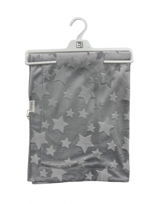 Bibaby Jacquard Star 82x90 Battaniye 64726 Grey