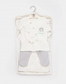 Bibaby Lamb Friends Battaniyeli Tüllü 4'Lü Set 62347 Gri