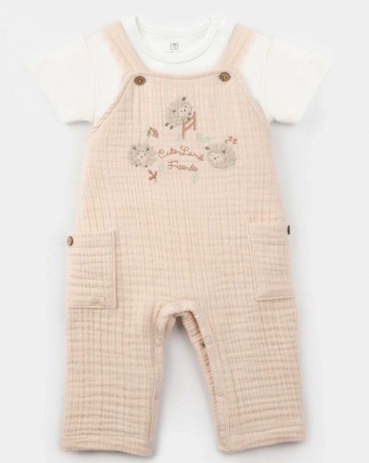 Bibaby Lamb Friends Salopet Tulum 60767 Bej