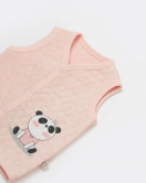 Bibaby Live Pandas Kapitone Yelek 61482 Pembe