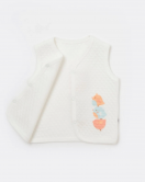 Bibaby Lovely Bird Kapitone Yelek 61480 Ekru