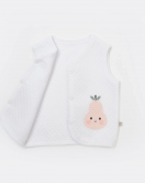 Bibaby Pretty Bear Kapitone Yelek 61479 Beyaz