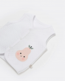 Bibaby Pretty Bear Kapitone Yelek 61479 Beyaz