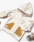 Bibaby Wild Forest Bebek Hırka 61512 Hardal Bej