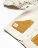 Bibaby Wild Forest Bebek Hırka 61512 Hardal Bej