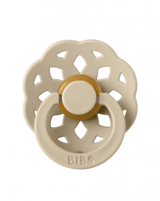 Bibs Boheme Kauçuk Emzik 0-6 Ay Vanilla