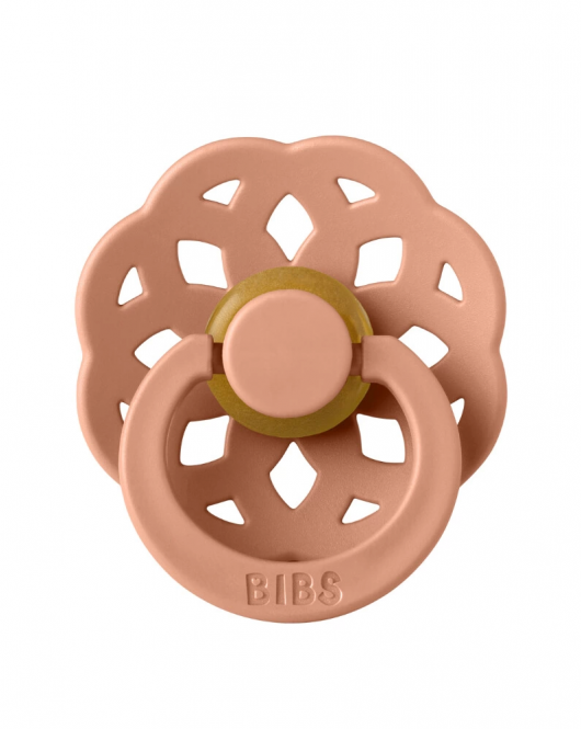 Bibs Boheme Kauçuk Emzik 6-18 Ay Peach