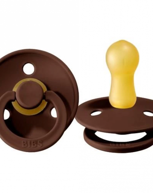 Bibs Colour Kauçuk Emzik 0-6 Ay Mocha