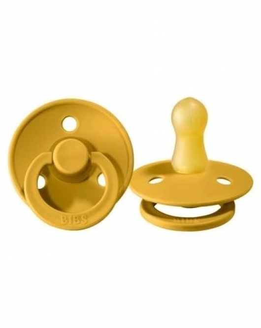 Bibs Colour Kauçuk Emzik 0-6 Ay Mustard