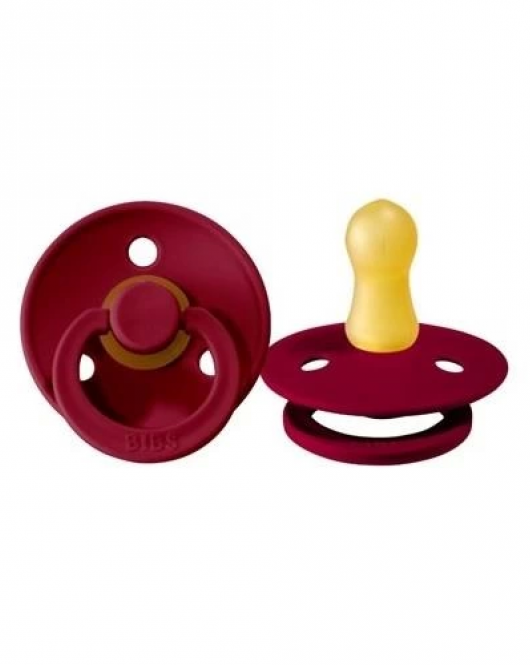 Bibs Colour Kauçuk Emzik 0-6 Ay Ruby