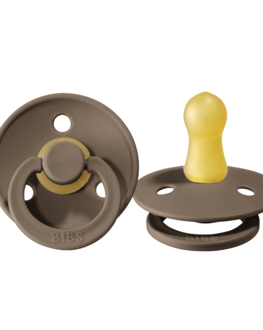 Bibs Colour Kauçuk Emzik 6-18 Ay Dark Oak