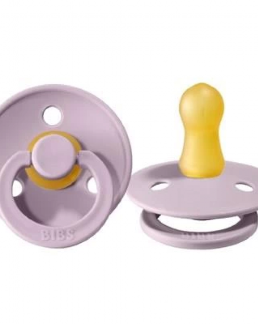 Bibs Colour Kauçuk Emzik 6-18 Ay Dusty Lilac
