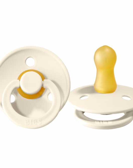 Bibs Colour Kauçuk Emzik 6-18 Ay Ivory
