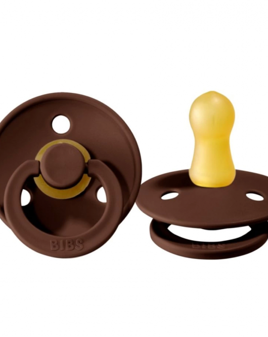 Bibs Colour Kauçuk Emzik 6-18 Ay Mocha